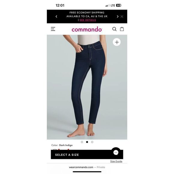 Commando Do It All Denim 5 Pocket Mid-Rise Skinny Jeans NWT!! - Picture 13 of 16